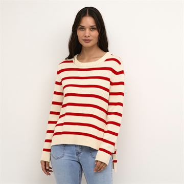Culture Bitta Pullover <br> Whitecap Red Stripe