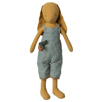Maileg Size 3 Bunny <br> Dusty Yellow Overall
