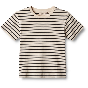 Wheat T-Shirt Fabian SS <br> Navy Stripe