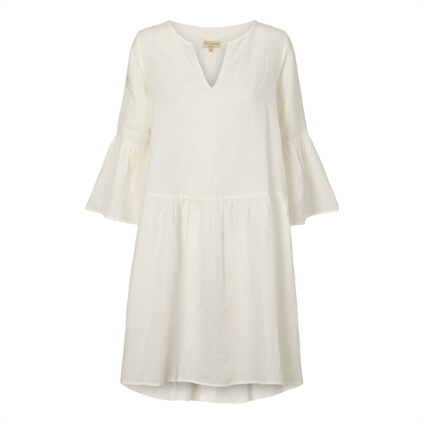 Tina Wodstrup Linen Dress <br> Off White