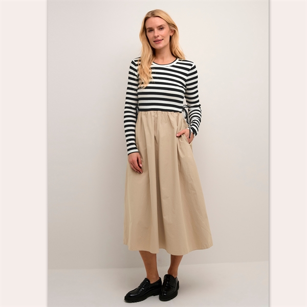 Culture Dress Carolin <br> Dune Stripe Black White