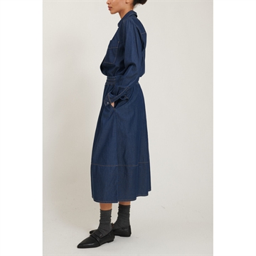 Basic Apparel Bine Skirt <br> Mid Blue