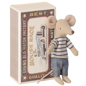 Maileg Big Brother Mouse In <br> Matchbox