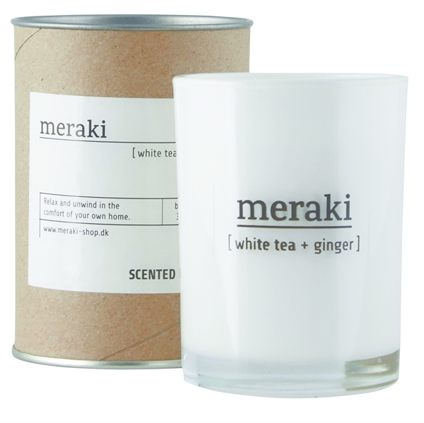 Mkap012vs2 Meraki Duftlys <br>White Tea & Ginger